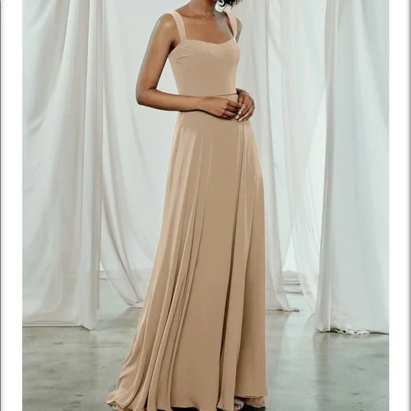 Amsale | Dresses | Amsale Alexis Bridesmaid Dress In Sand